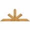 Ekena Millwork Saratoga Rough Sawn Timber Gable Bracket, Western Red Cedar, 72"W x 30"H x 2"D x 6"F, 10/12 Pitch GBW072X30X0206SAR00RWR - alternate 1